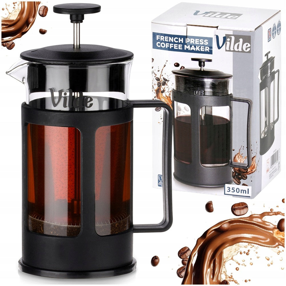 Piston JUG infuser with plunger strainer for coffee tea herbs 350 ml