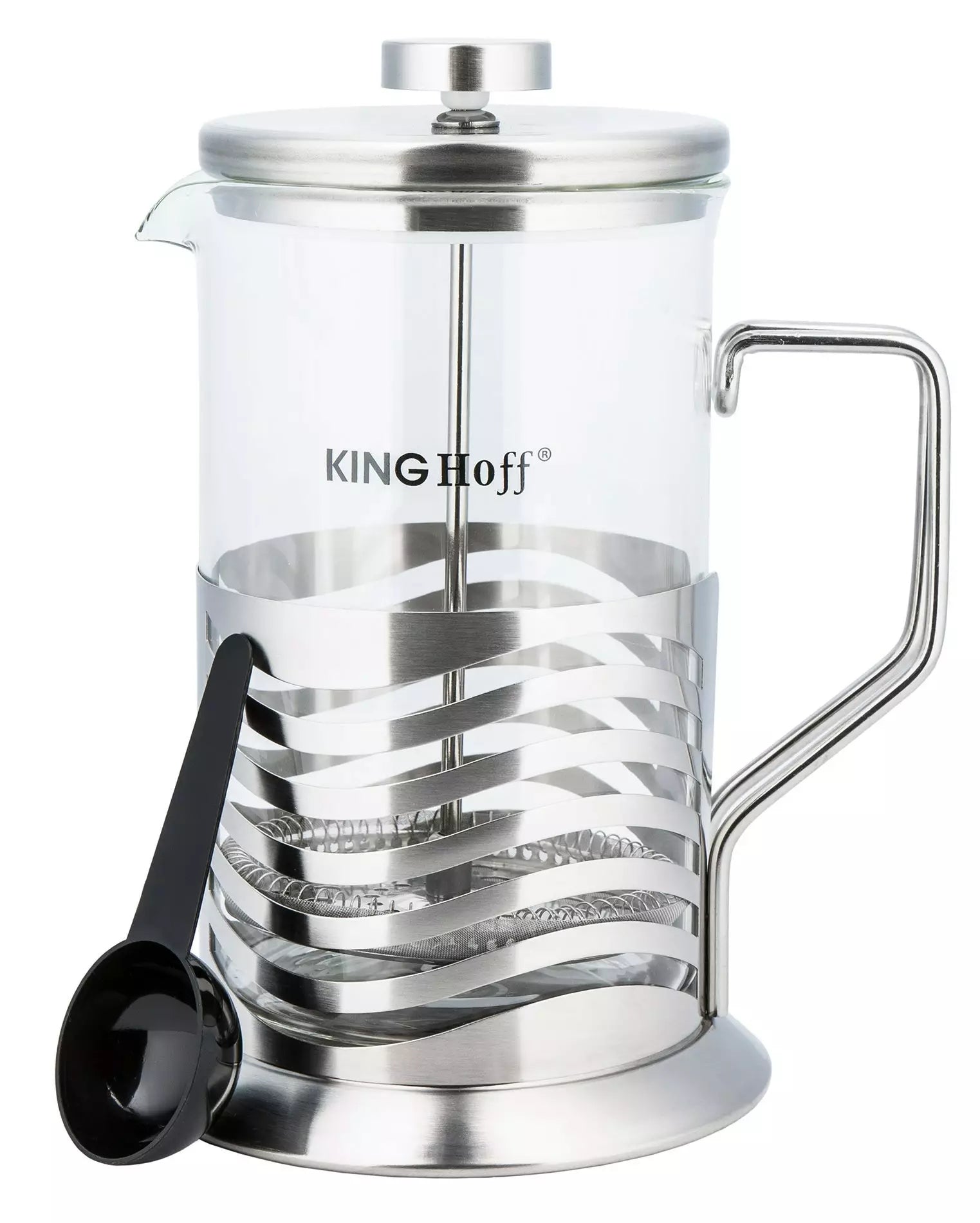 Piston brewer, glass 0,60l Kinghoff
