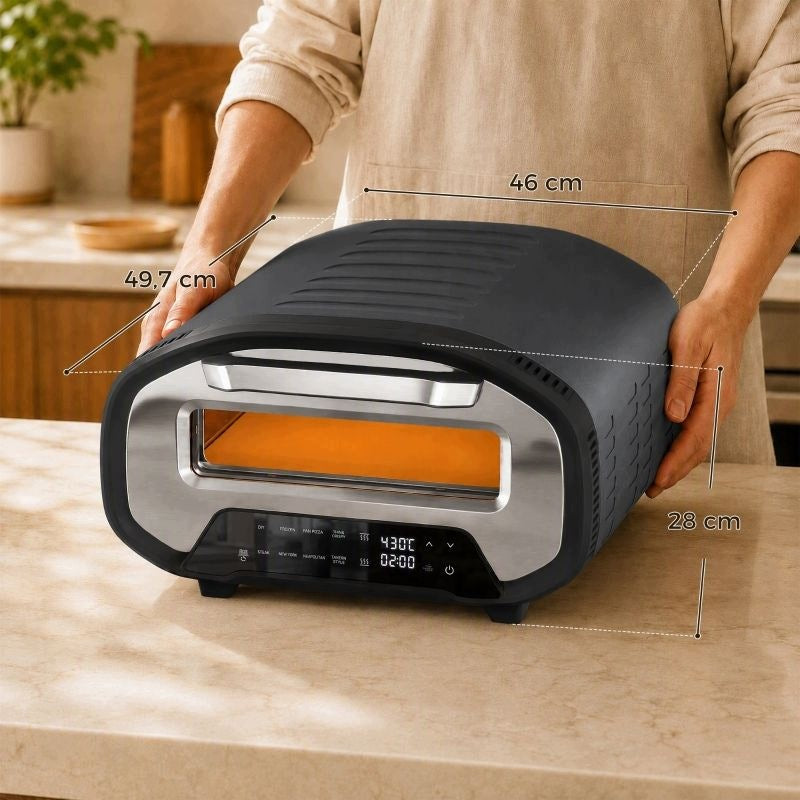 Pizza oven 12 inches electric 8 programs 430°C 2200W Brand no brand