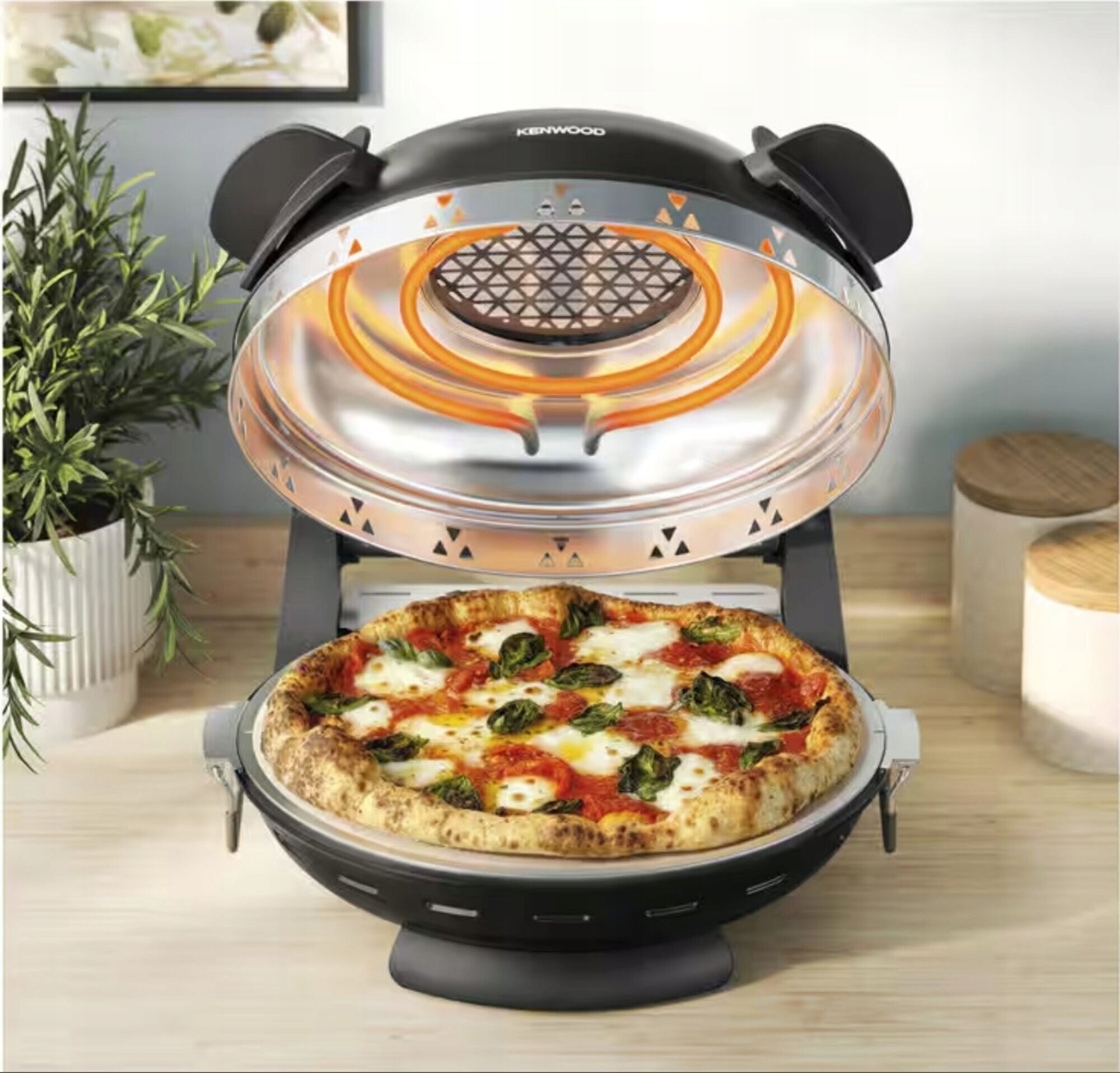 Pizza oven KENWOOD KPO10.000BK 1500W Black Brand Kenwood
