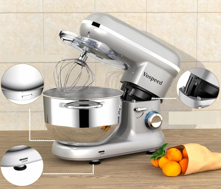 Planetary Food Processor Mixer 1500W 6 Speeds 6.2L Bowl Silver Manufacturer code SM1519X