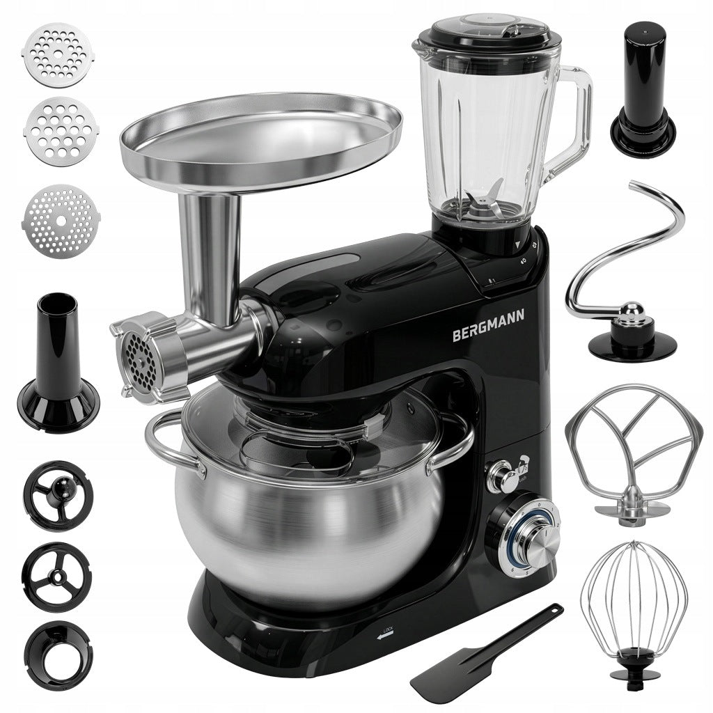 Planetary Food Processor Strong BERGMANN 2400W 5L BLENDER MEAT MACHINE