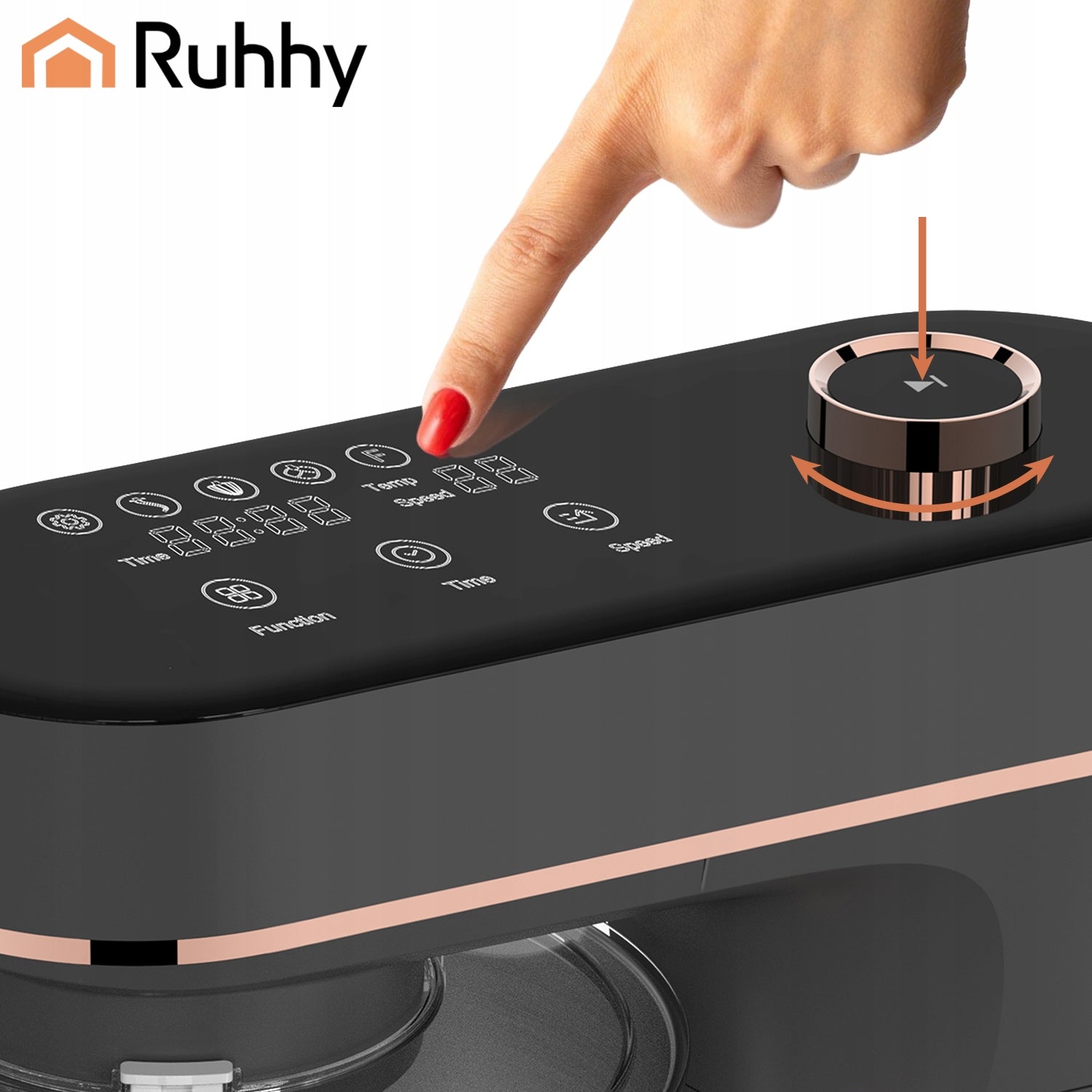 Planetary Kitchen Robot with Heated Bowl 5,7L Ruhhy Large Multifunctional Brand Ruhhy