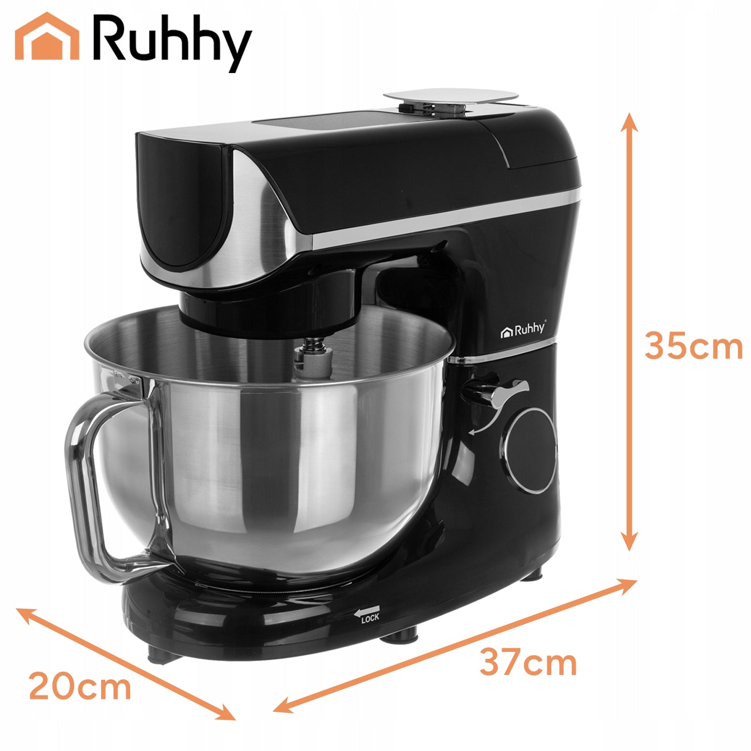 Planetary Robot Kitchen Mixer Multifunctional Heated Bowl Weight Timer Power rating 2000 W