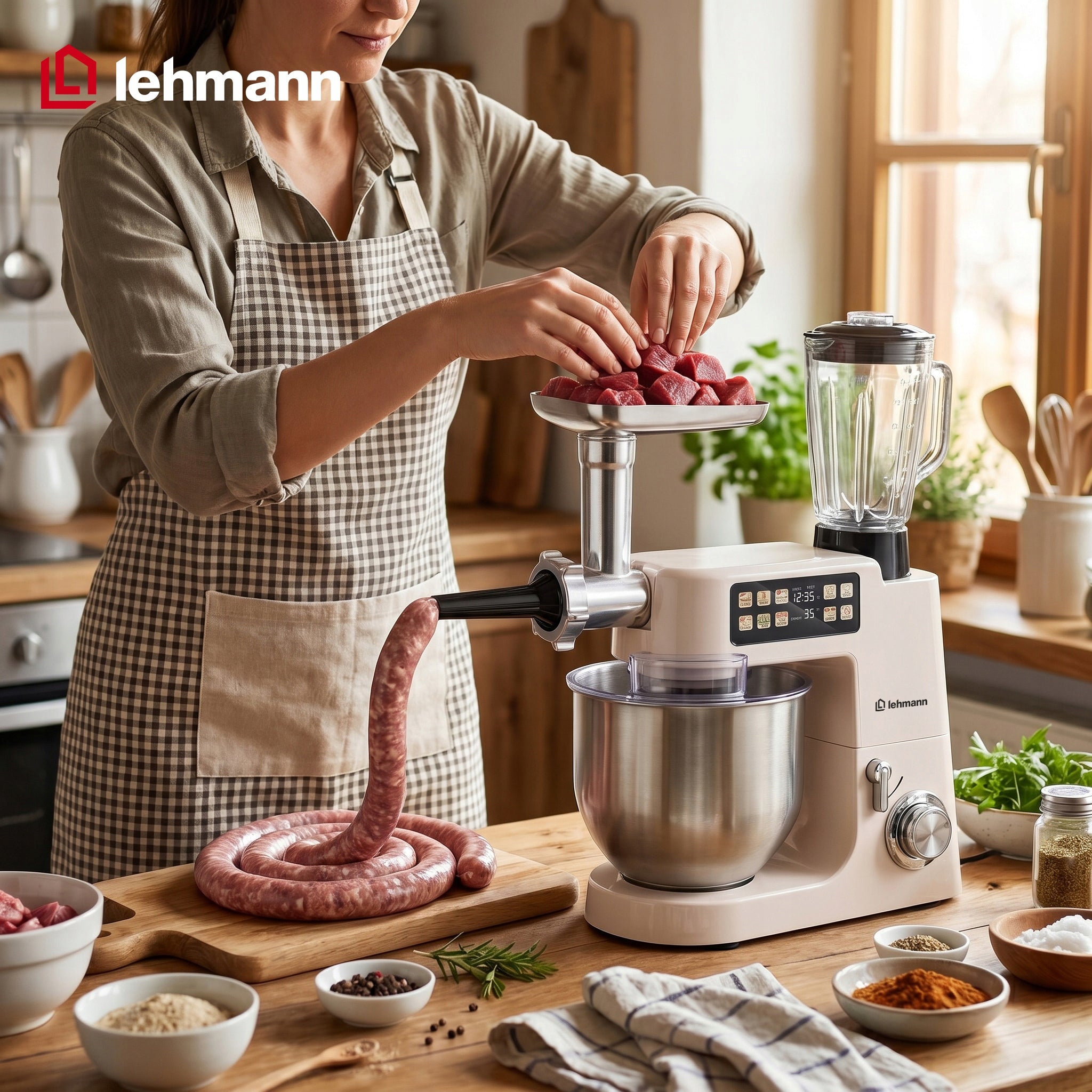 Planetary Robot Kitchen Mixer Multifunctional with Large Bowl 8L 4000 2100W Power rating 2100 W