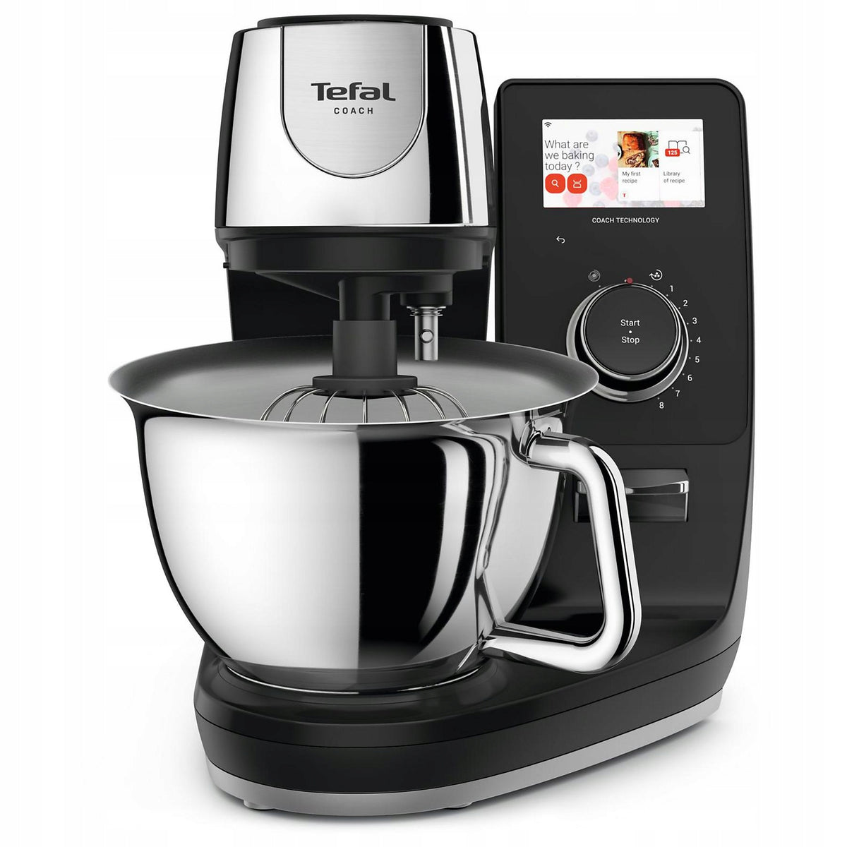Planetary Robot Tefal Coach Touch QB960D 1200W Weight Bowl with Cover 5,5L