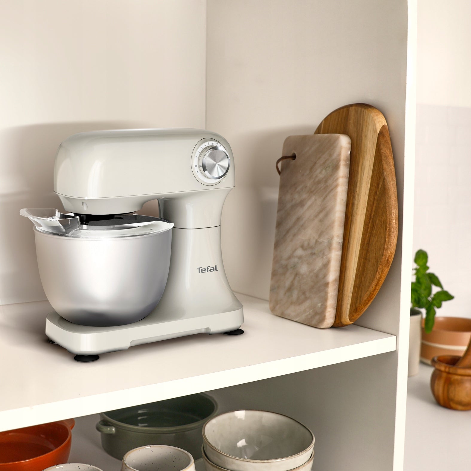 Planetary food processor TEFAL QB140AF0 500 W Dominant color beige