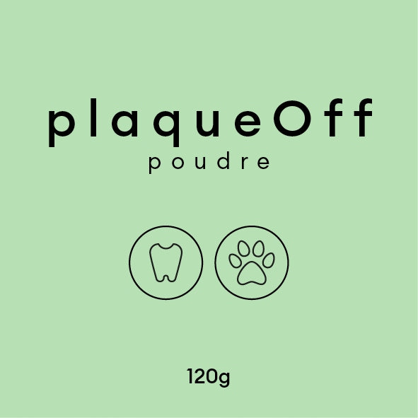Plaque Off 120 g Algae for Tartar Sediment Breath for Cat Dog Powder Brand Pure&Natural