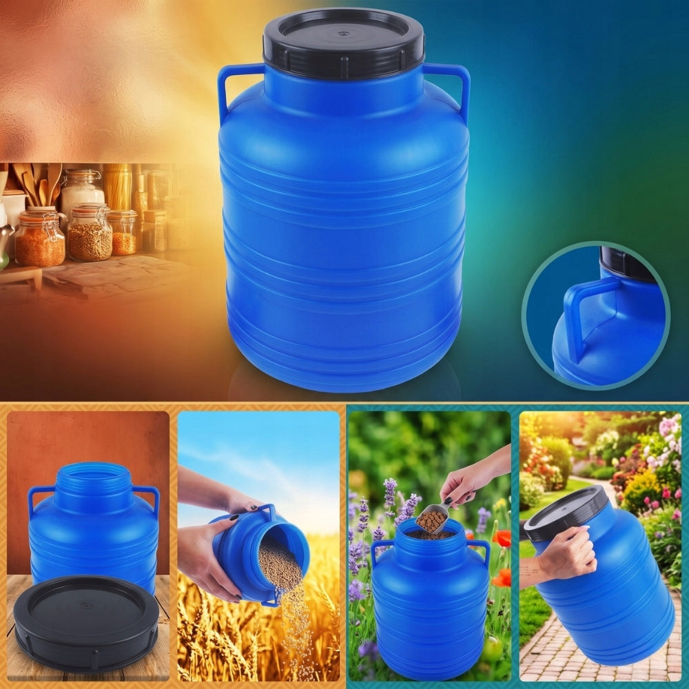 Plastic Barrel 5L WATER Holder RAINWATER CUCUMBERS FOR CABBAGE PICKLING Capacity 5 l