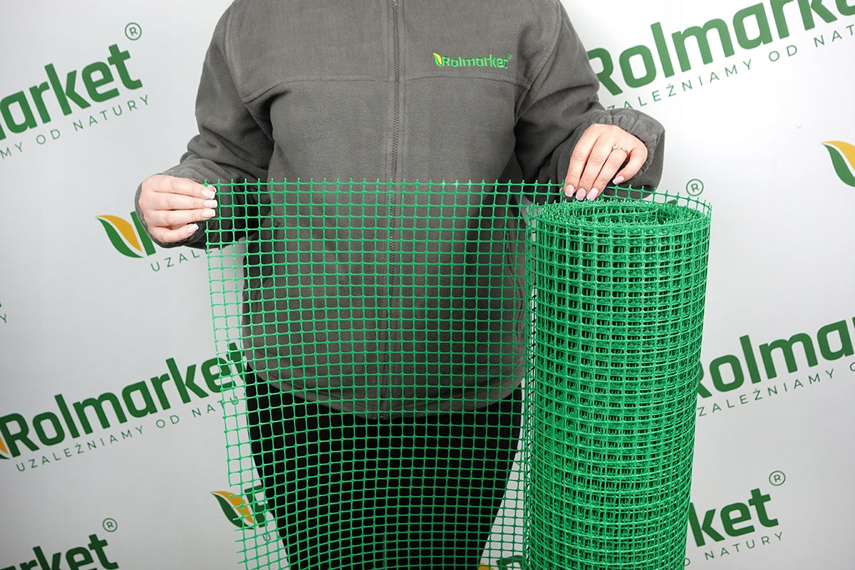 Plastic Construction Netting 1,5x10m Discount PL Fence Green Discount Manufacturer code Siatka rabatowa plastikowa ochronna
