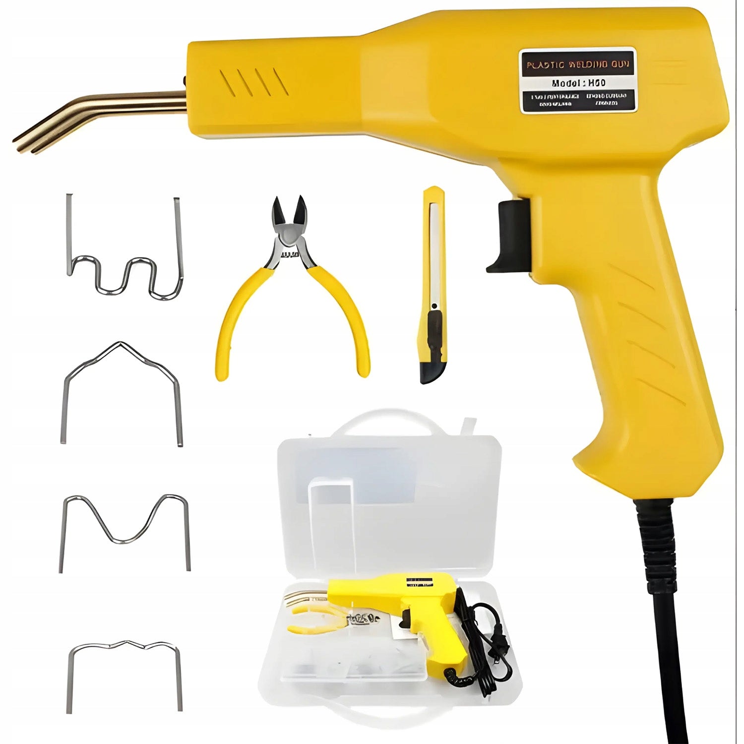 Plastic Welding Machine Soldering Iron Stapler Plastic 800pcs Staples EAN (GTIN) 5907190116946