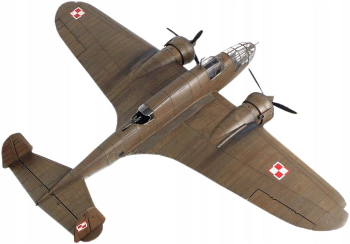 Plastic aircraft model PZL-37 Moose II D-08, Mister Craft Brand no brand