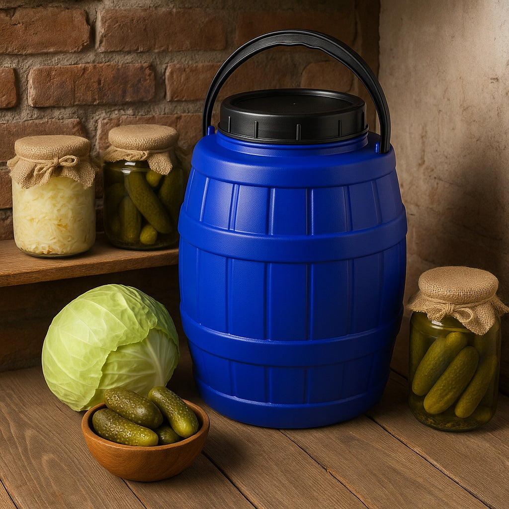 Plastic barrel pickling barrel with handle STERK 12l ATEST PZH EAN (GTIN) 5905155016607