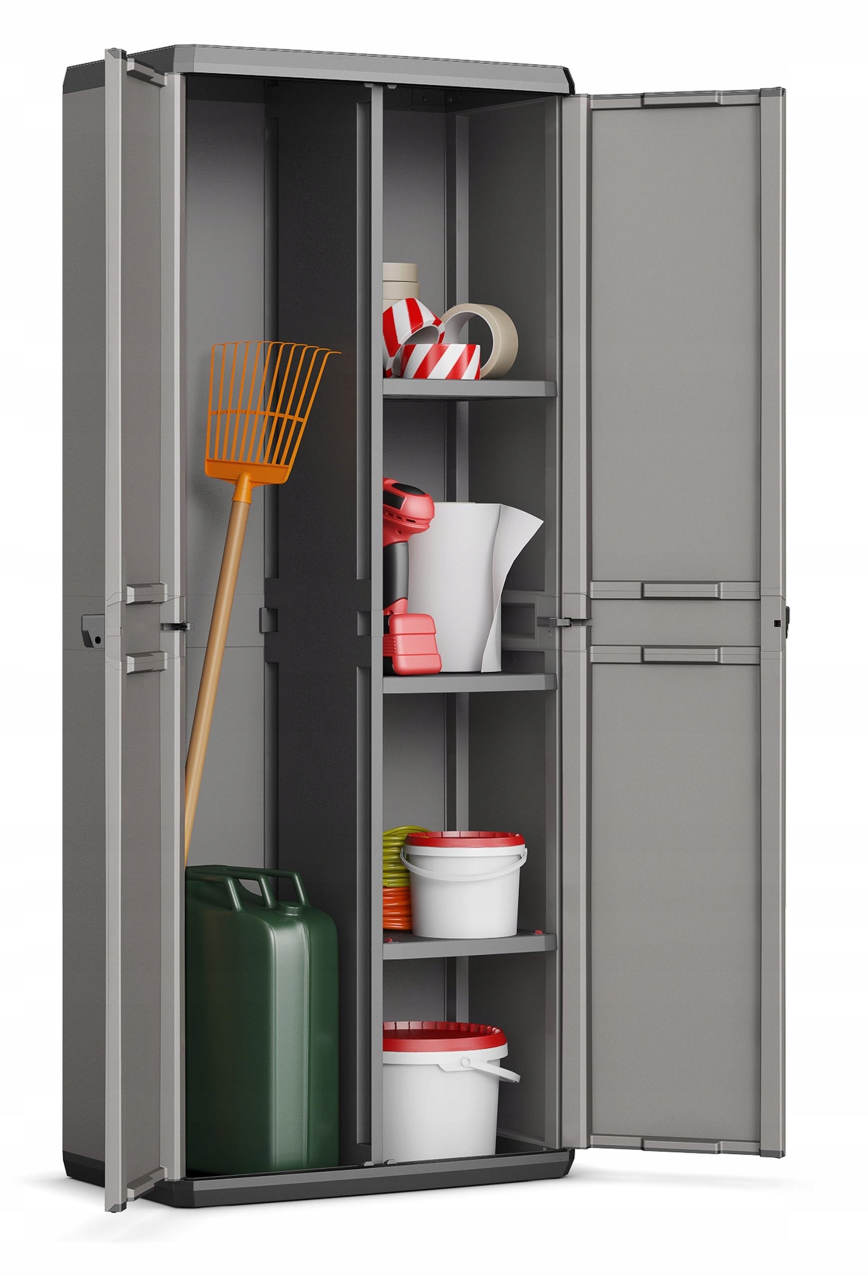 Plastic rack Keter 3 shelves 166x68x39 cm max 10 kg Manufacturer Keter