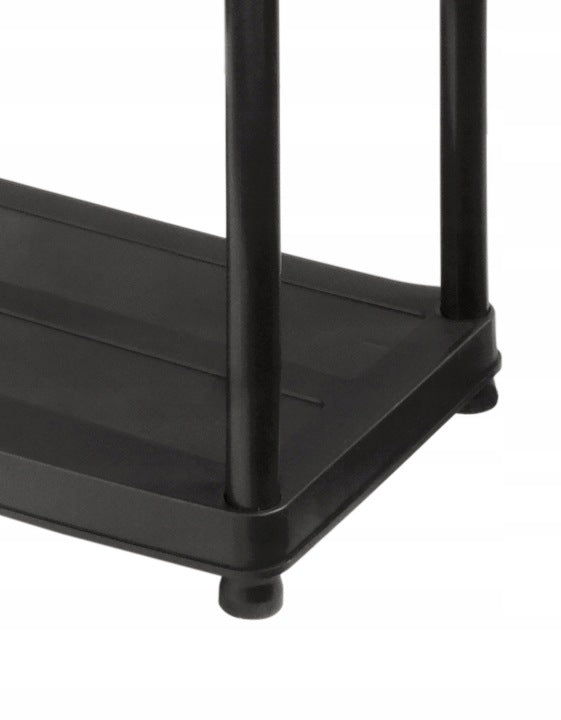 Plastic storage rack 5 shelves for basement garage REINFORCED 250 kg Manufacturer code Regał plastikowy Baulich 50 kg / półka