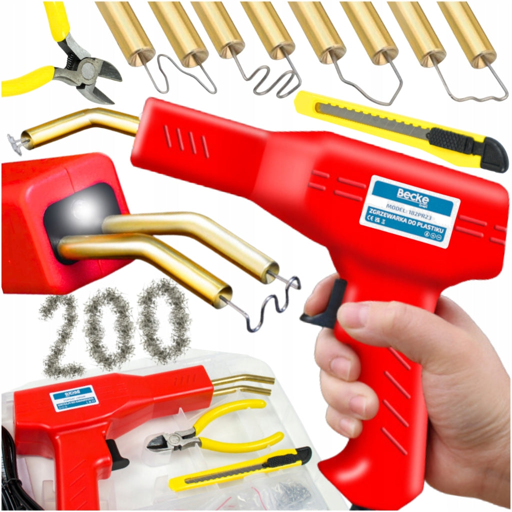 Plastic welding machine soldering iron stapler BECKE set of 200pcs