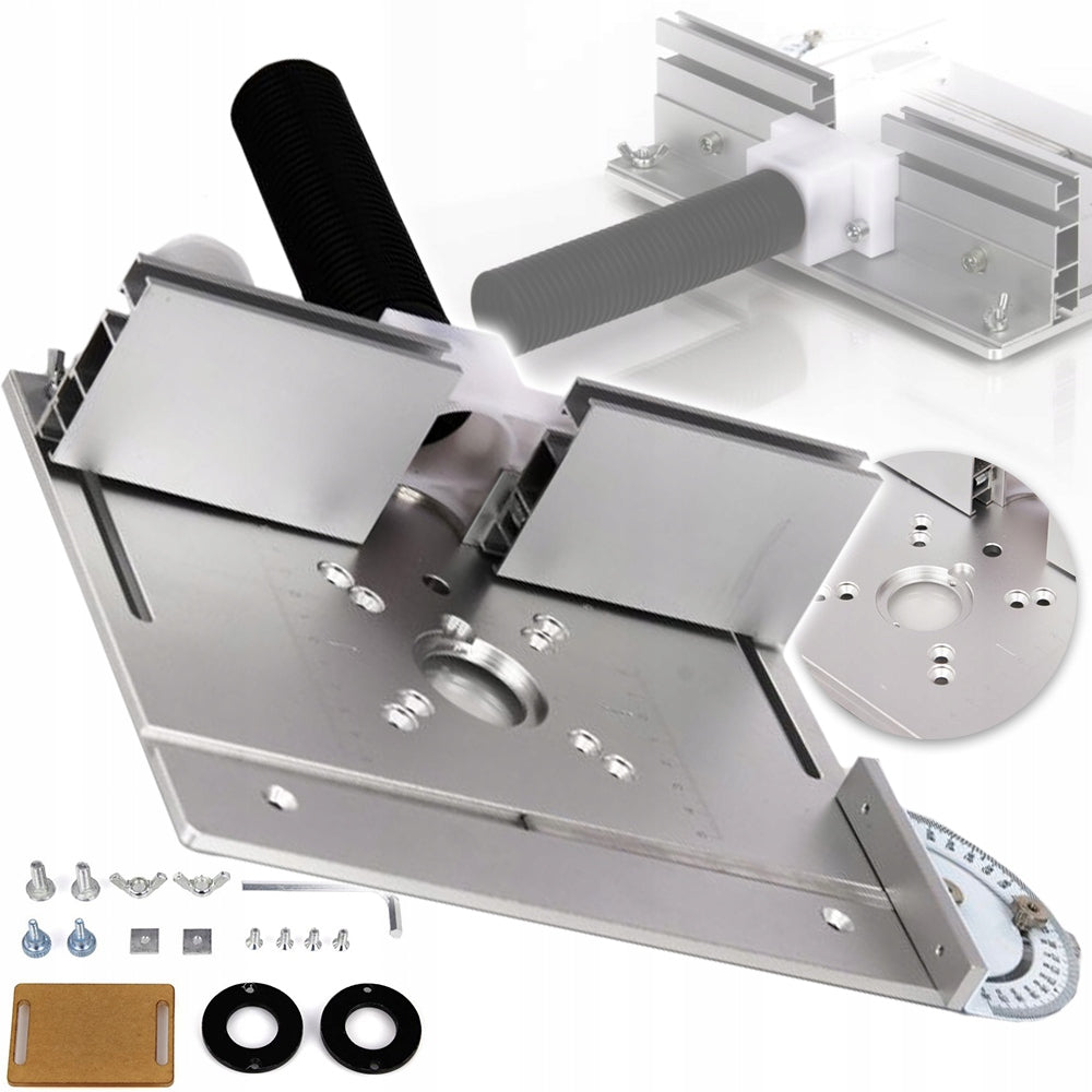 Plate for milling machine Kraft&Dele aluminium 230 x 200 x 5 mm Series KD11880