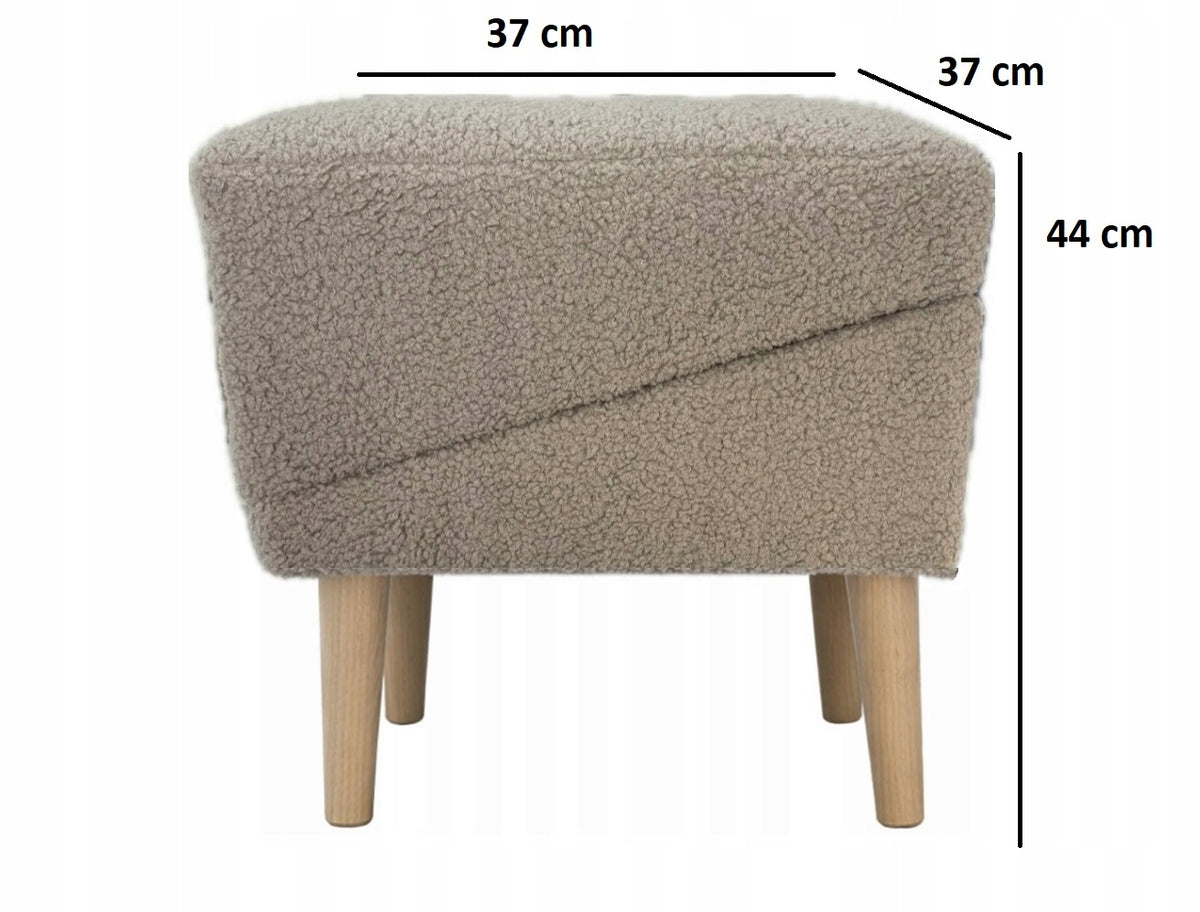 Platform Pouf 2in1 dog and cat ramp LAMB BOUCLE CAPUCINO POLISH PRODUCT Packaging status original