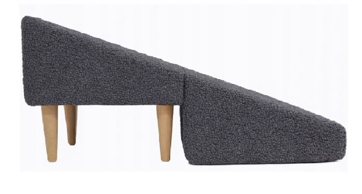 Platform Pouf 2in1 ramp platform for dog and cat LAMB BOUCLE GRAPHITE Packaging status original