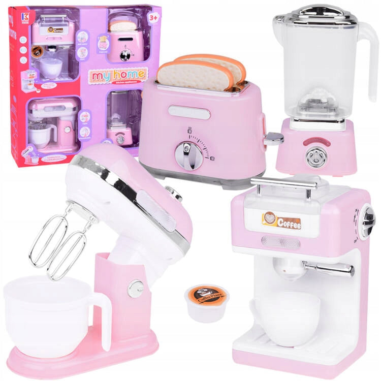 Playhouse Mixer Blender Toaster Coffee Maker 5905258533742