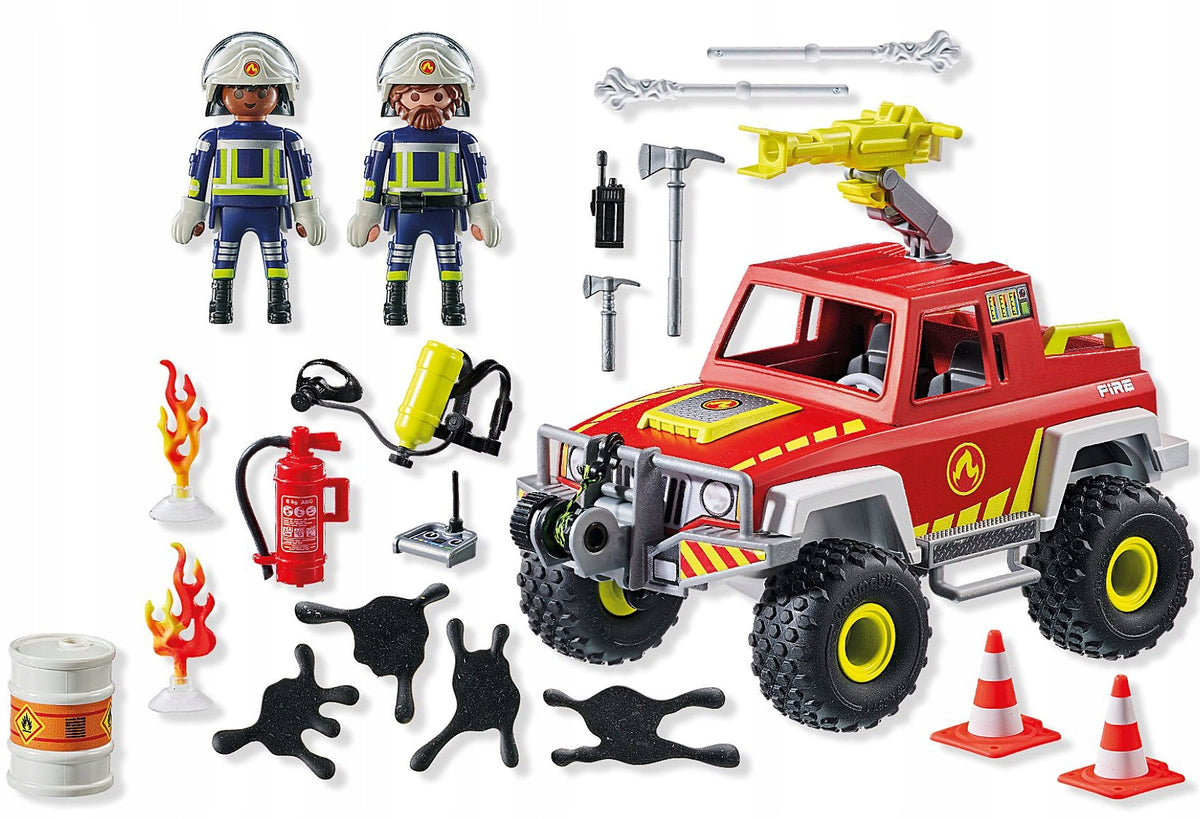 Playmobil 71824 Off-road fire truck, car, police car, car Brand PLAYMOBIL