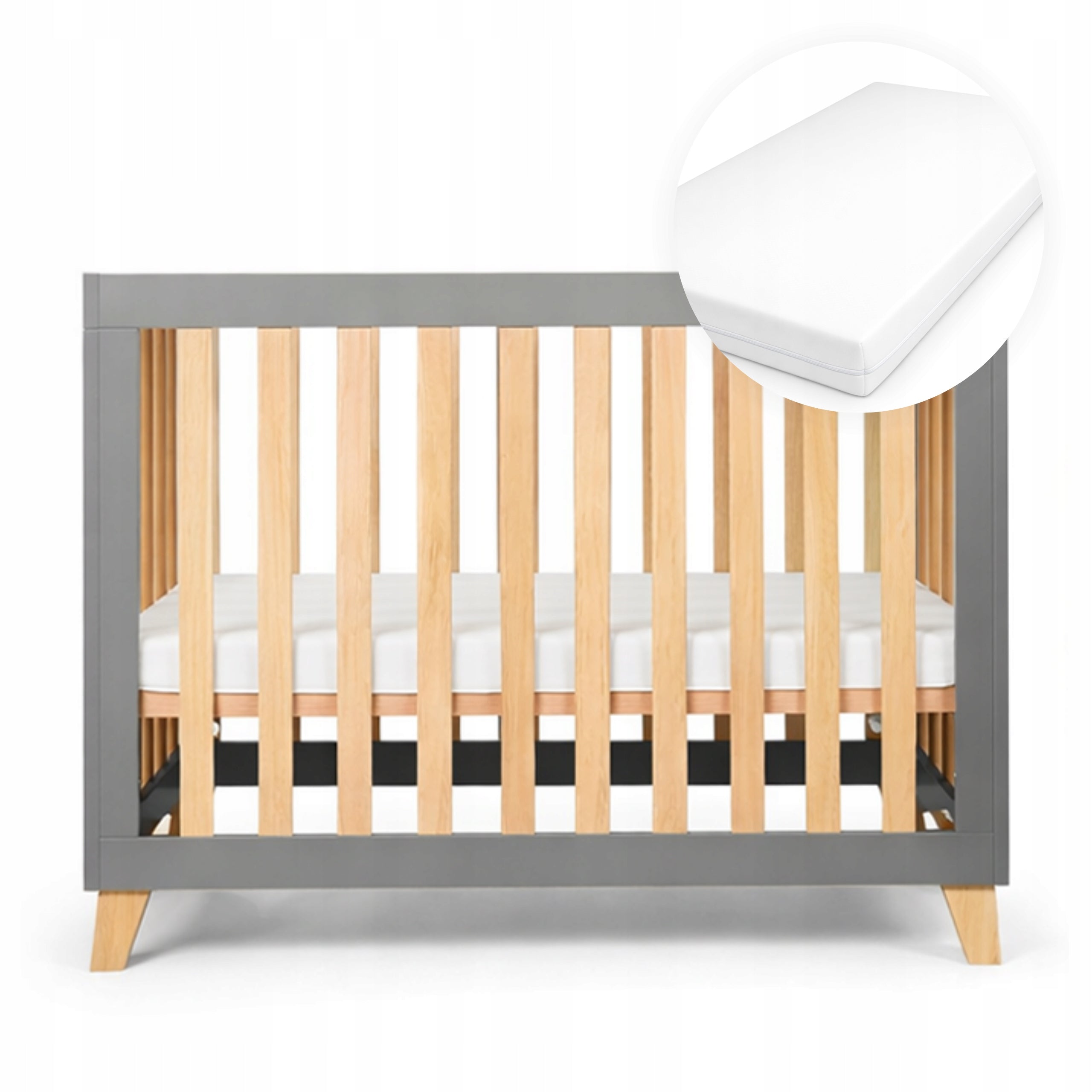 Playpen Baby Crib 100x70 cm - Mattress and Wall Stickers FREEBIE Packaging status original