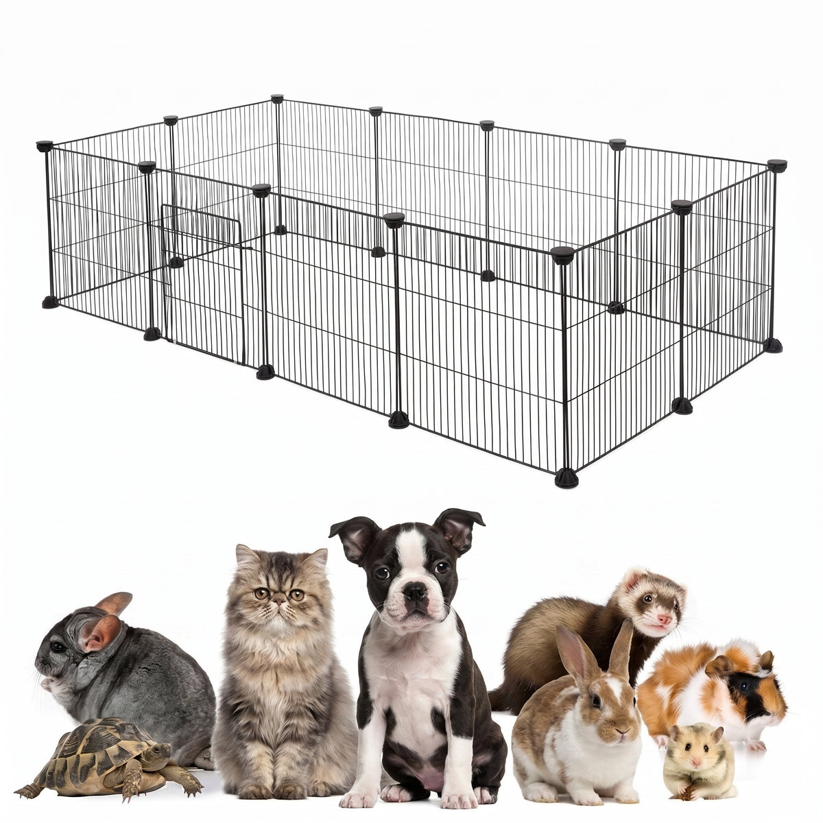 Playpen Cage Pet Farm Rabbit Dog Cat Hamster Modular Catwalk
