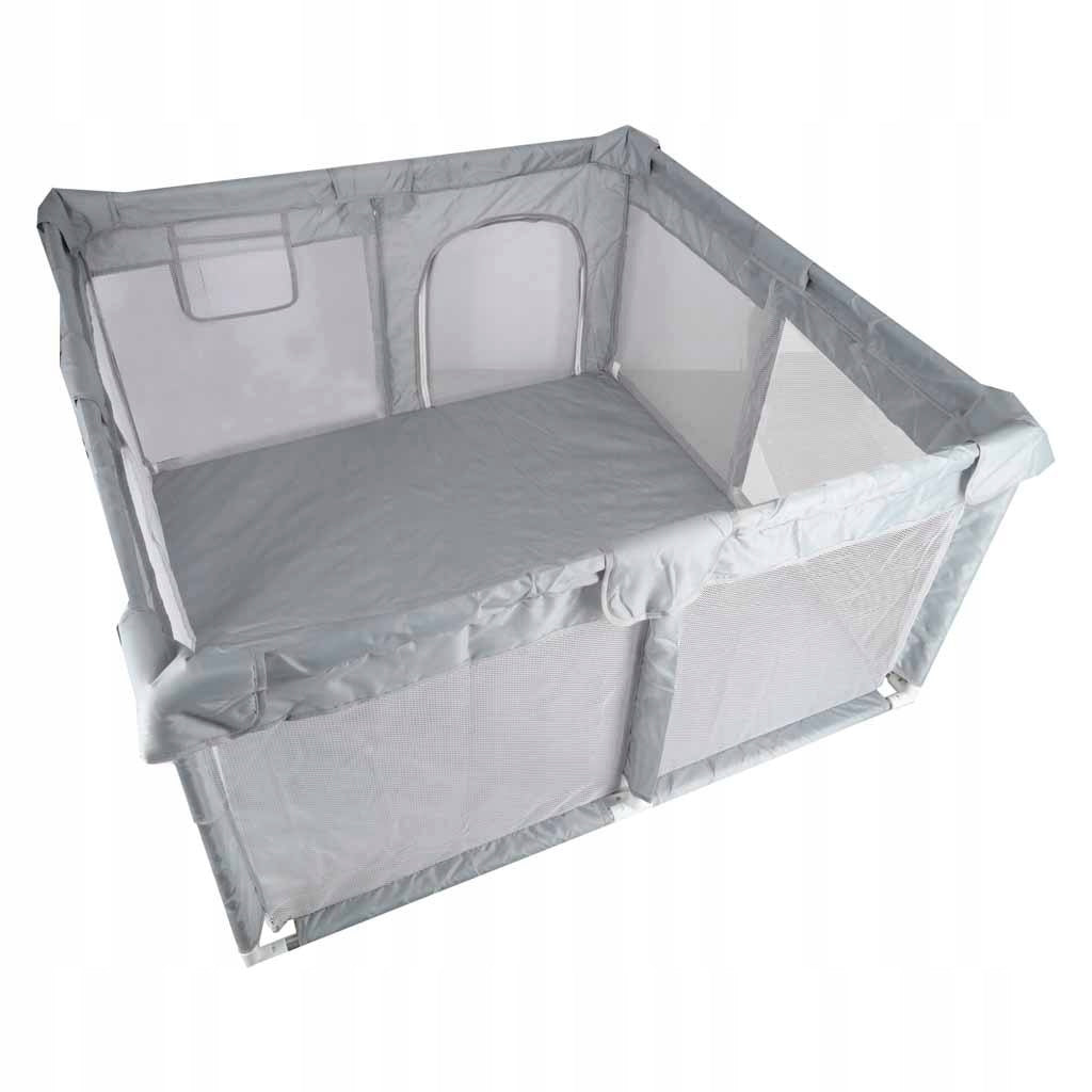 Playpen For Children Folding 120x120cm With Mesh And Opening Entrance Manufacturer code kojec dla dzieci składany bezpieczny