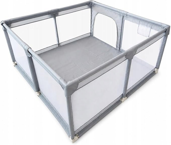 Playpen For Children Folding 120x120cm With Mesh And Opening Entrance Manufacturer code kojec dla dzieci składany bezpieczny