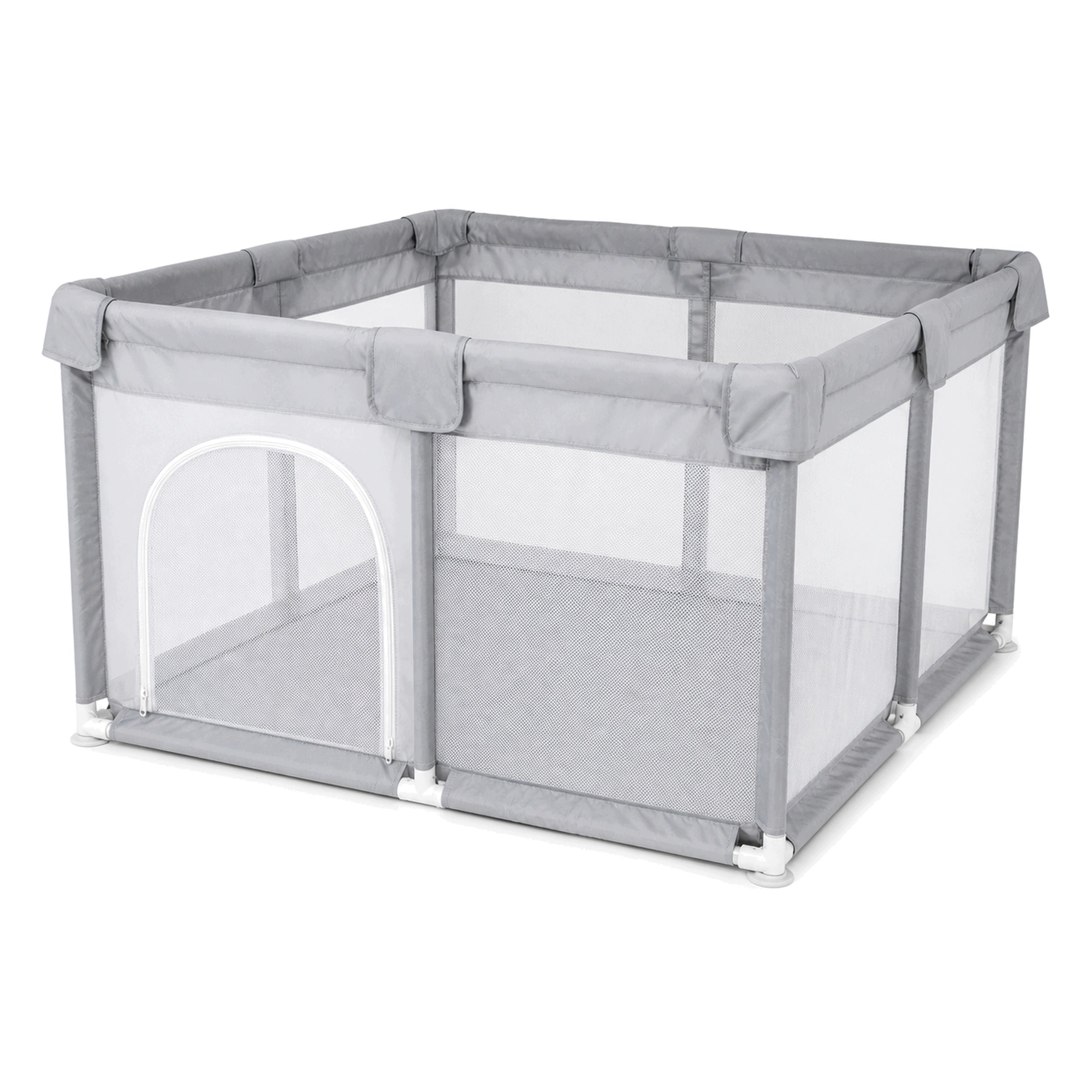Playpen For Children Folding 120x120cm With Mesh And Opening Entrance