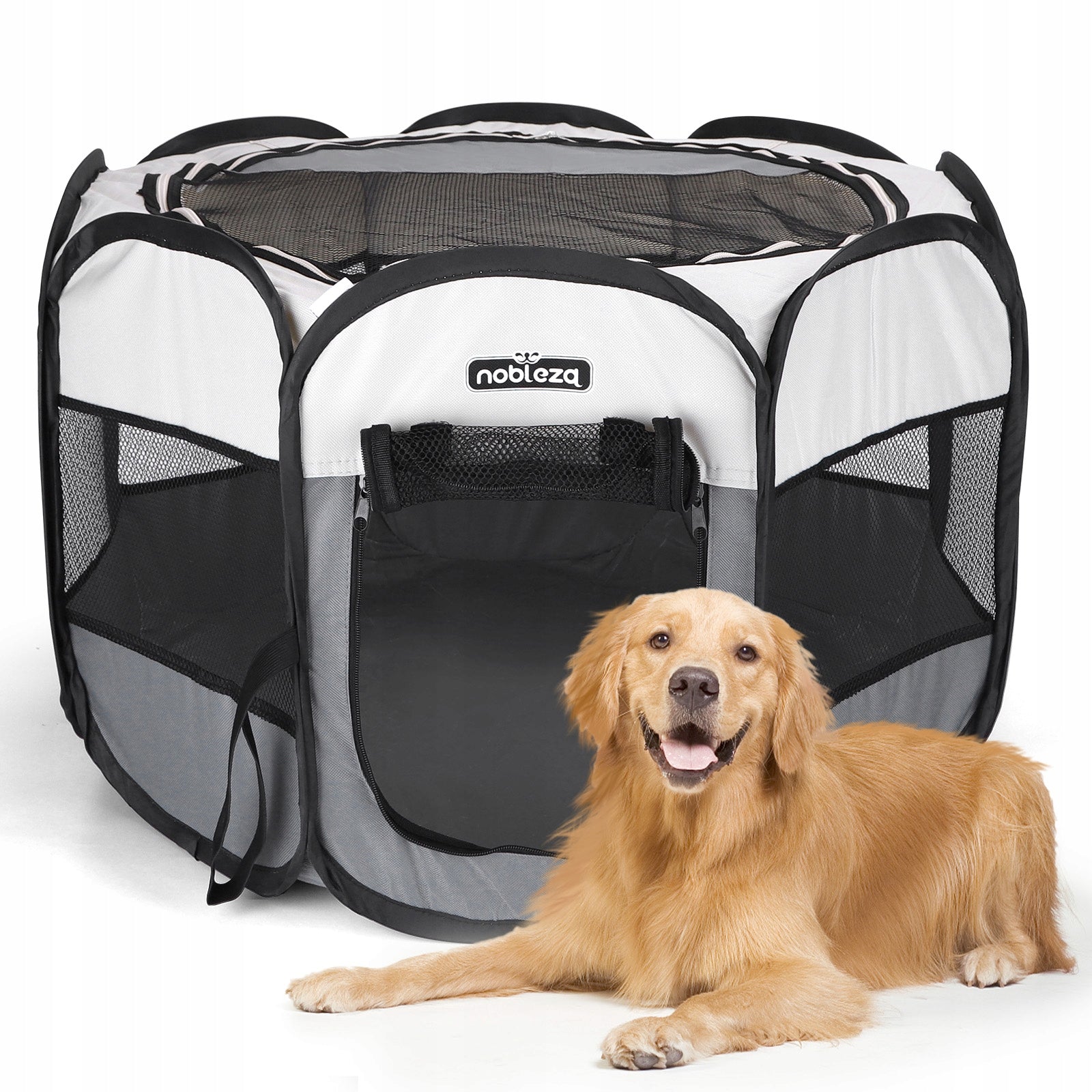 Playpen Large Portable Folding For Dog Cat Animal Bed 125X125X58 cm