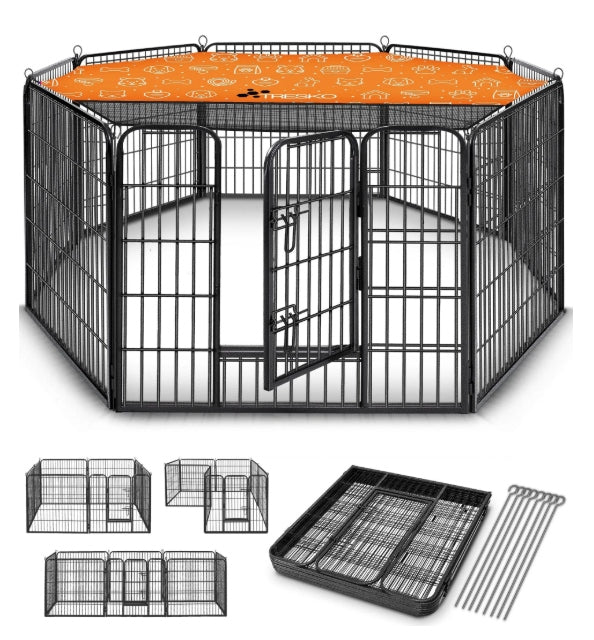 Playpen for animals Tresko 80x80 cm
