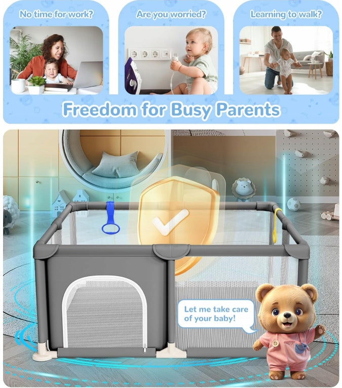 Playpen for children and babies Safe play area and comfort for parents Manufacturer code P1004