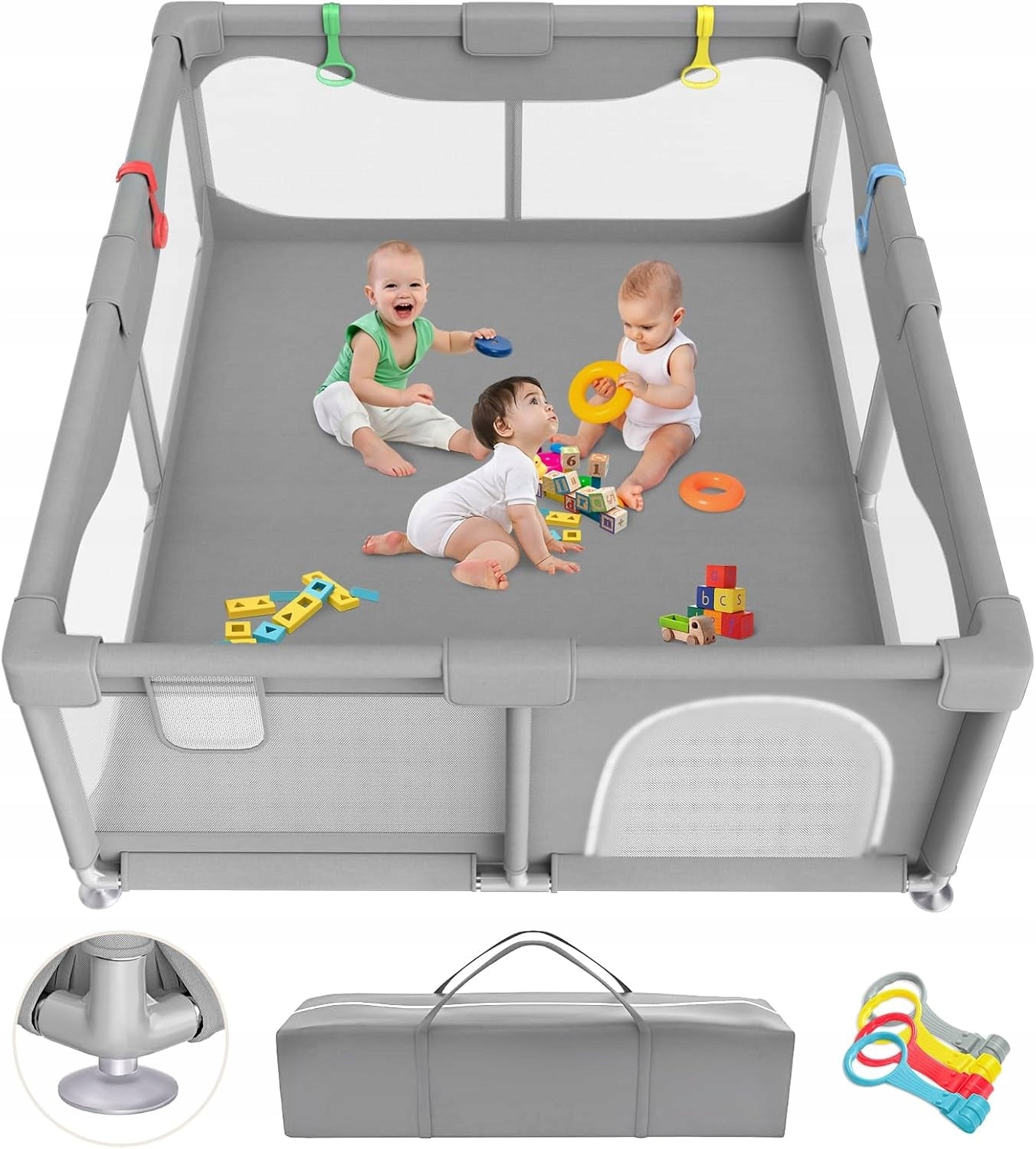 Playpen for children cot square toys dry pool 150x180 cm DESCRIPTION