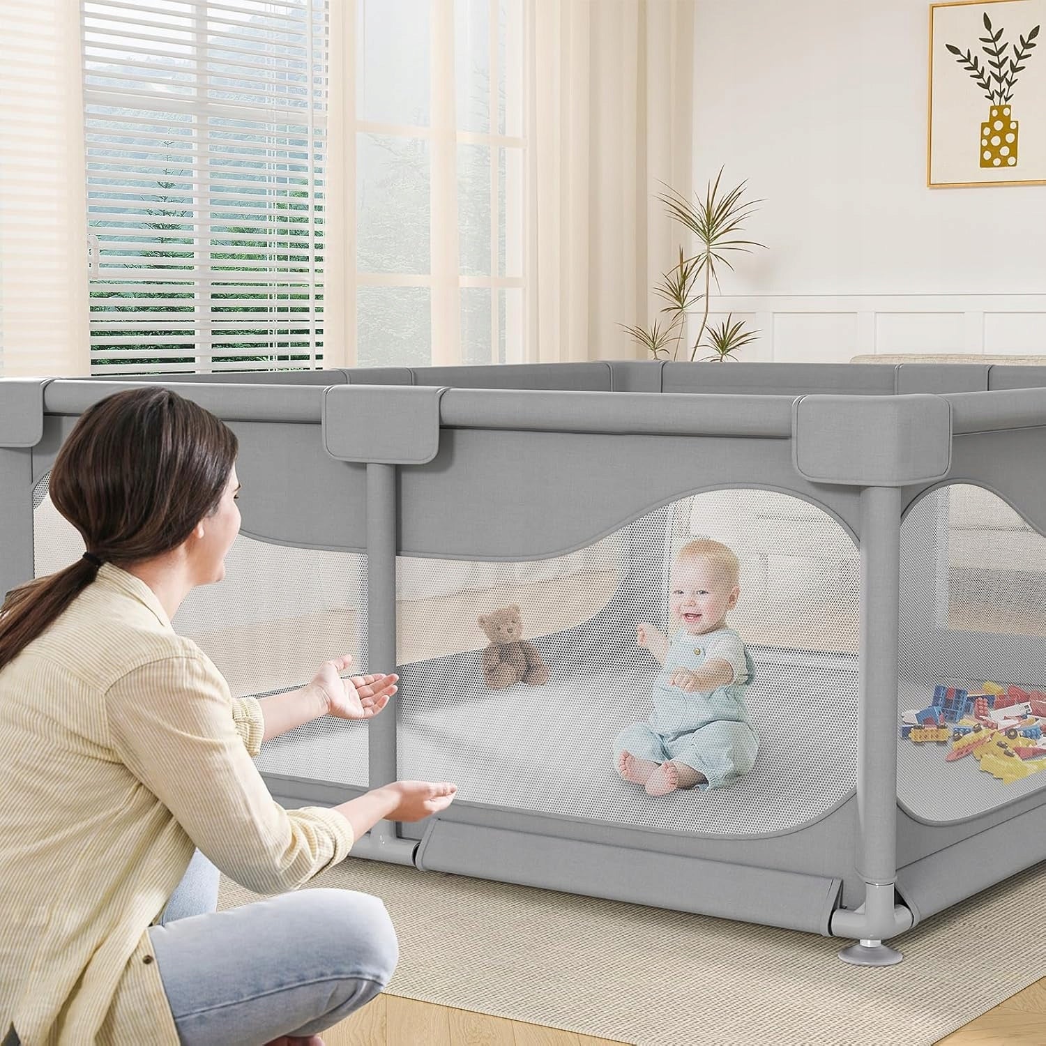 Playpen for children dry pool 180x200 Baby Palypen Sarr Klith AMZ-2000-G Brand Playpen