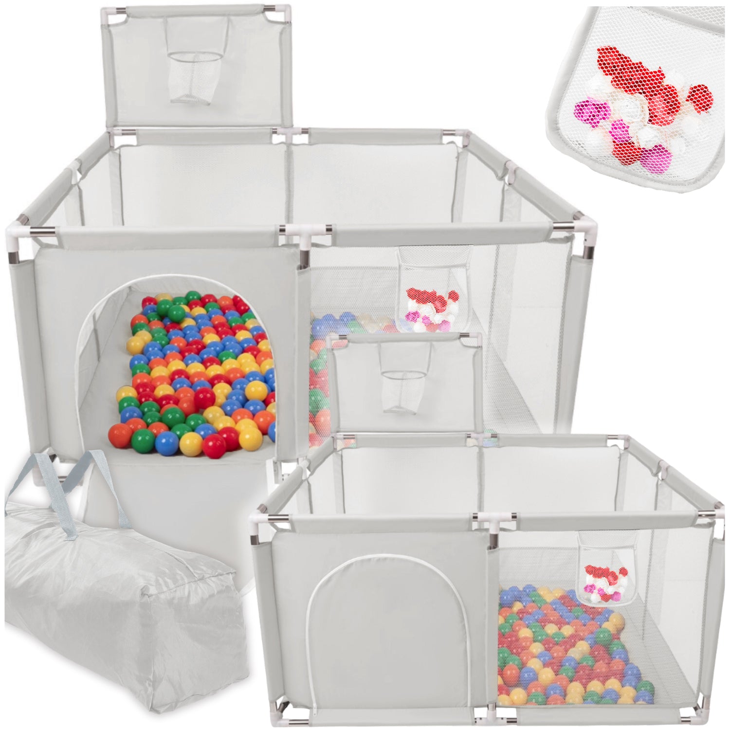 Playpen for children dry pool modular square toys with floor gift 125x125