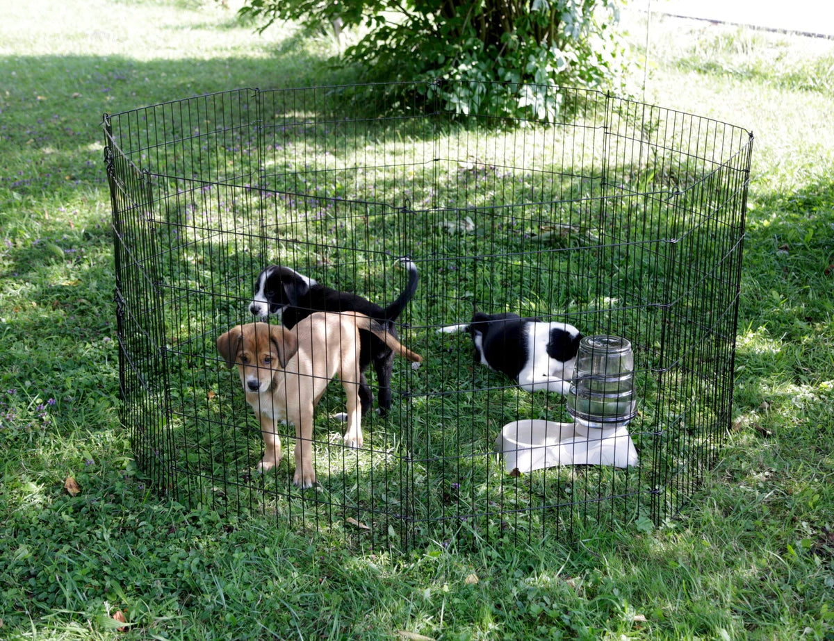 Playpen for dogs, rabbits and rodents, 8 elements, 57 x 78 cm, Kerbl