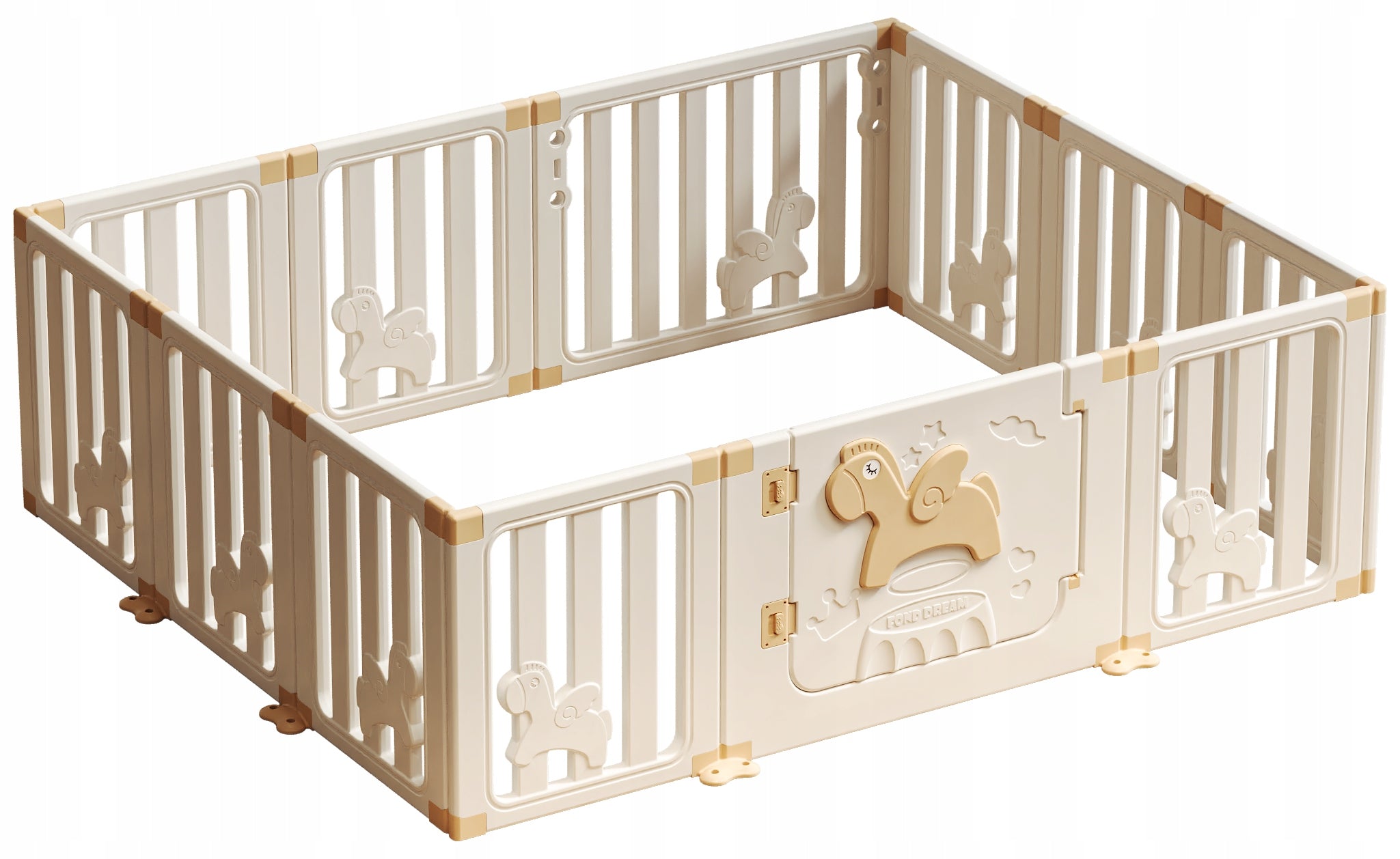 Playpen modular homestead for children swimming pool for balls CUTE + BASKET + BOARD Manufacturer code KOJEC003KO