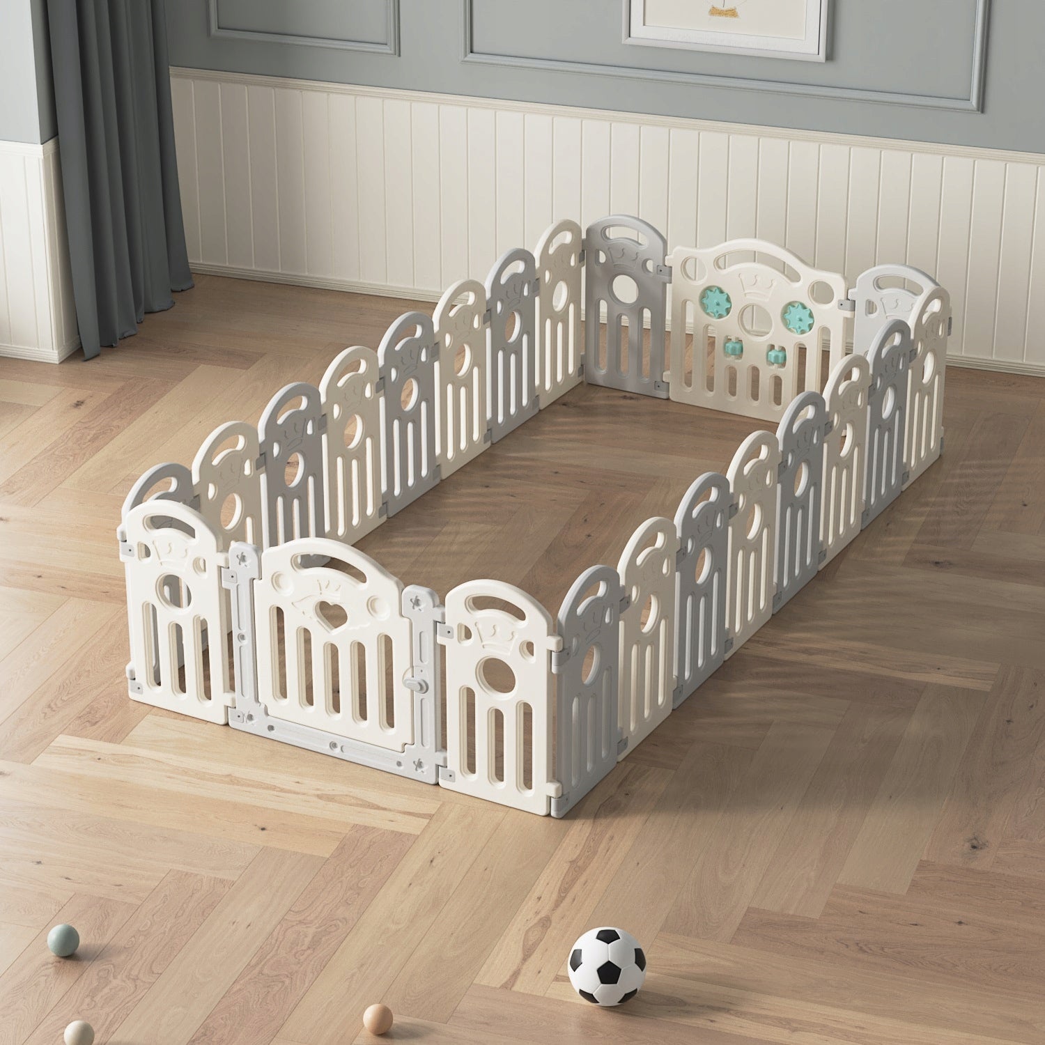 Playpen modular homestead for children swimming pool for balls MEGA LARGE Color multicolor
