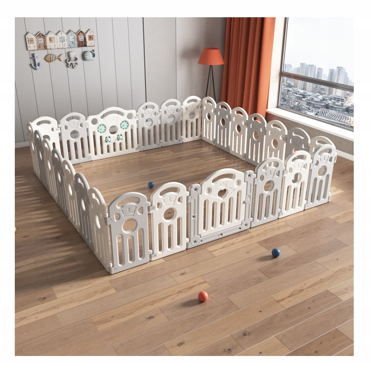 Playpen modular homestead for children swimming pool for balls MEGA LARGE