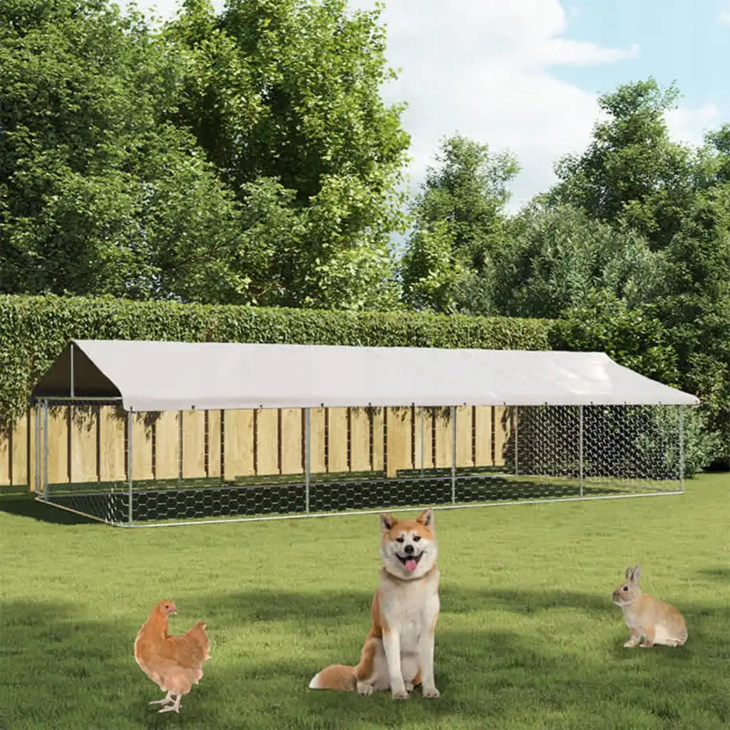 Playpen with canopy for dog, 600x300x150 cm Manufacturer code 232121