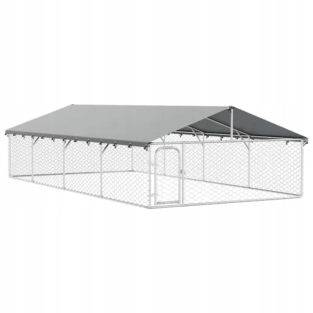 Playpen with canopy for dog, 600x300x150 cm