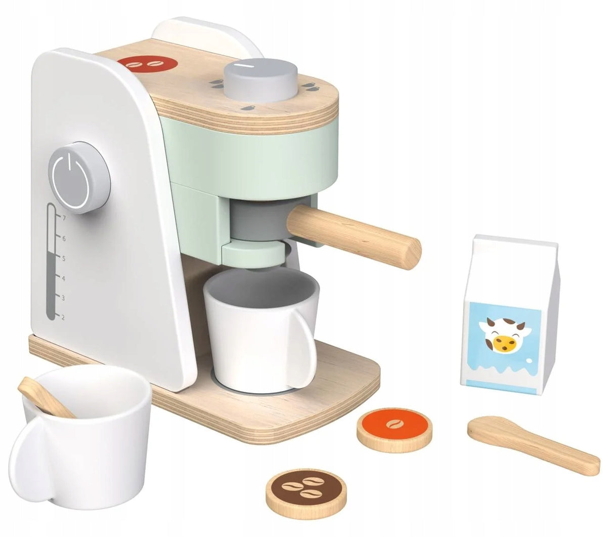 Playtive wooden coffee maker for kids to play with + accessories EAN (GTIN) 4335814046514