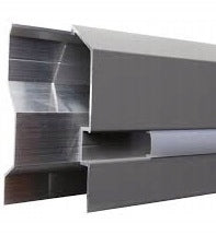 Plinth profile Renoplast C1 + C2 (set) GRAPHITE Manufacturer code REN C1/C2