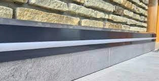 Plinth profile Renoplast C1 + C2 (set) GRAPHITE Material metal
