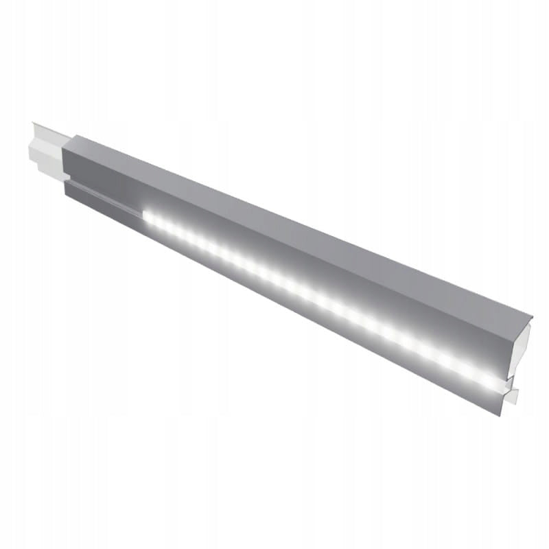 Plinth profile Renoplast C1 + C2 (set) GRAPHITE Product height 8.43 cm