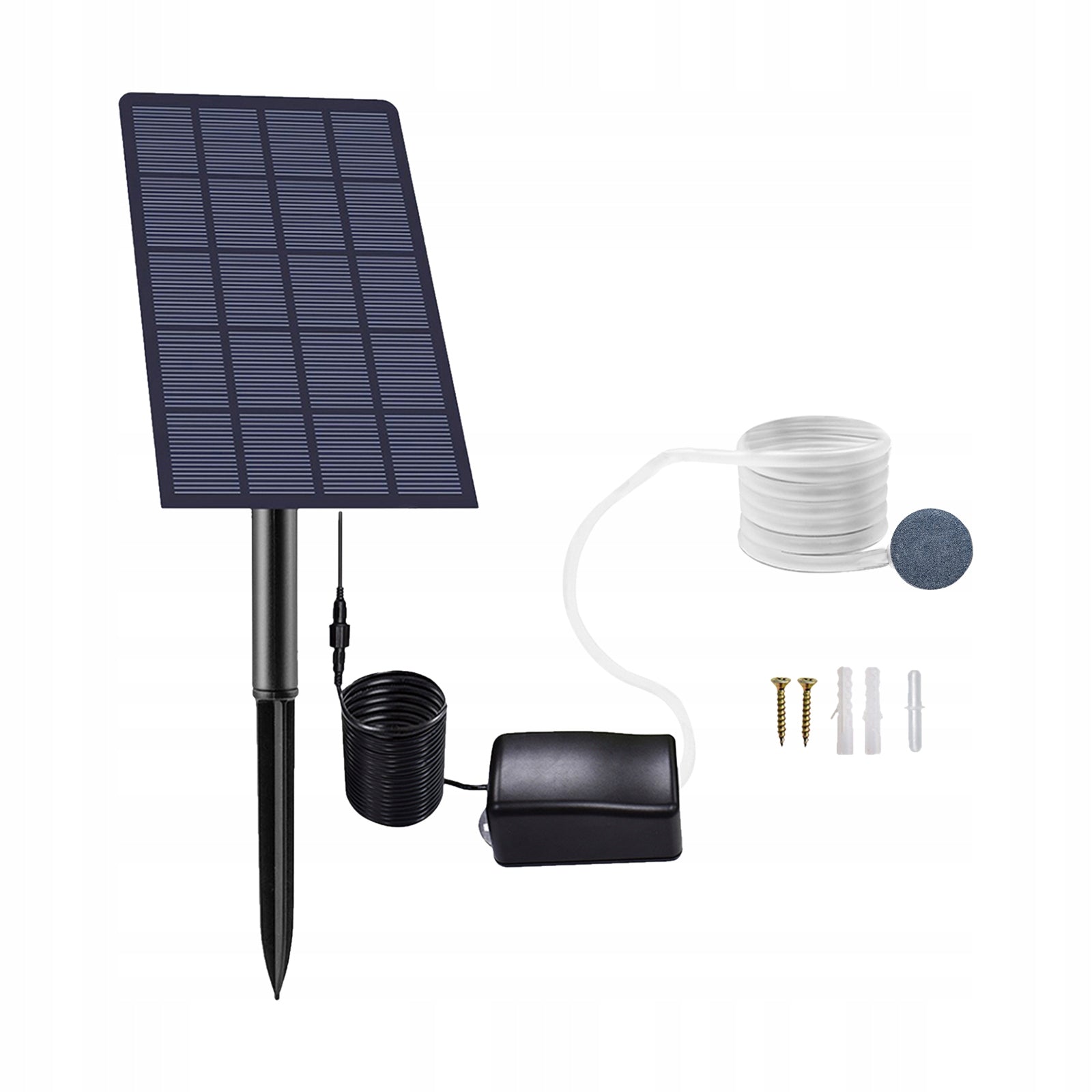 Pluggable Solar Oxygen Pump Aerating Aquarium