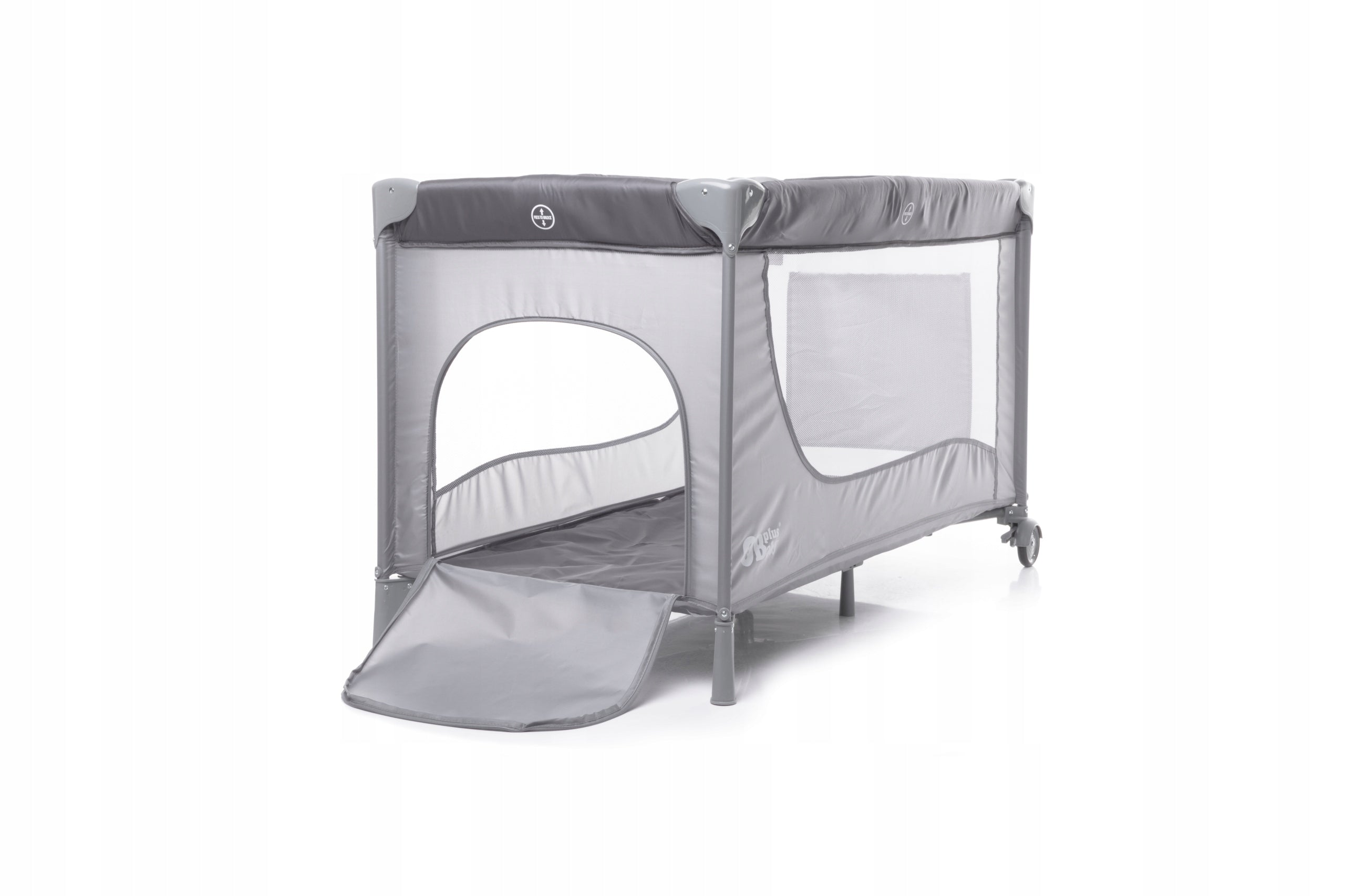 PlusBaby Two-Tier Travel Cot Grey EAN (GTIN) 5901691958593