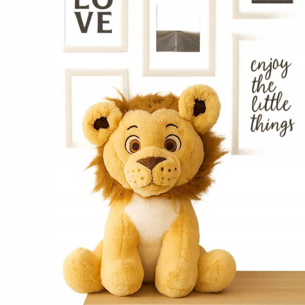 Plush Lion 40 cm - Plush Toy Large Plush Hugging Lion King for Kids Packaging status original