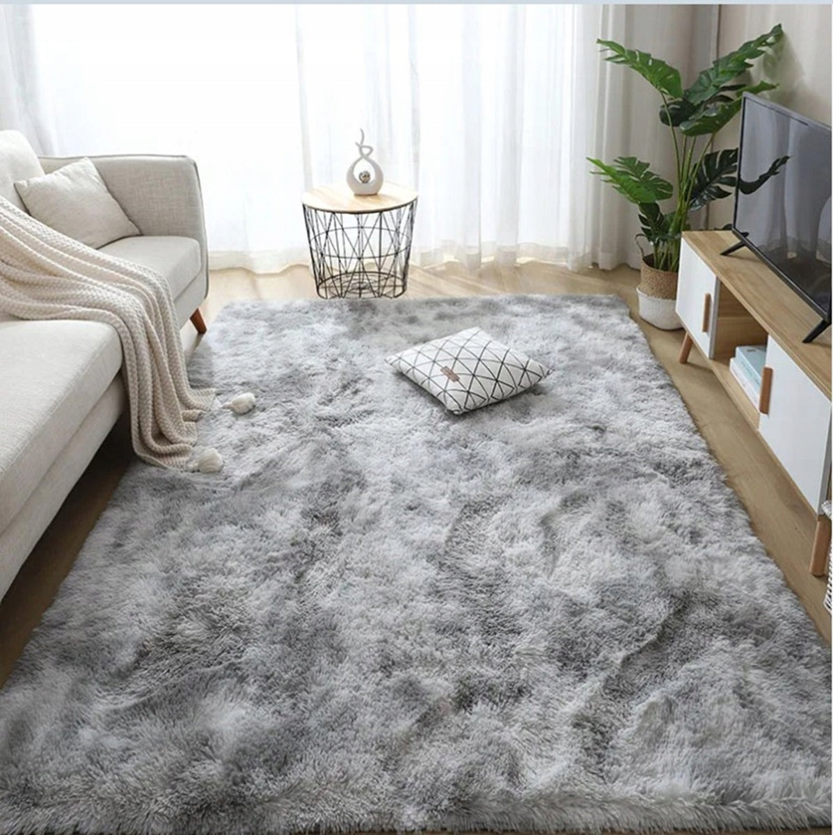 Plush Shaggy Rug Fluffy For Living Room Soft 140x200 Rectangle Fur Manufacturer code Plusz